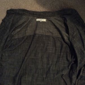 Men's Black Button-Up